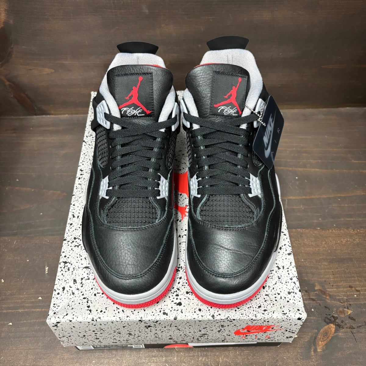 Jordan 4 Retro Bred Reimagined Size 12 (Pre-Owned) - side