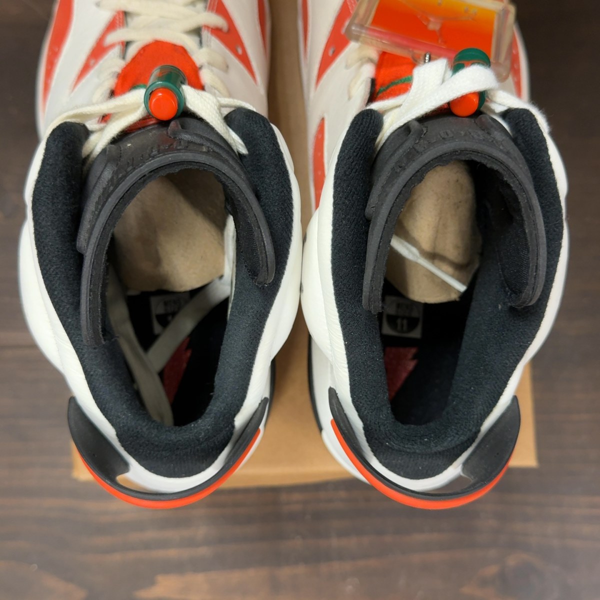 Jordan 6 Retro Gatorade Like Mike White Size 11 (Pre-Owned) - Image 6