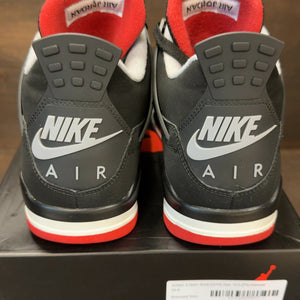 Jordan 4 Retro Bred (2019) Size 10.5 (Pre-Owned) - aux