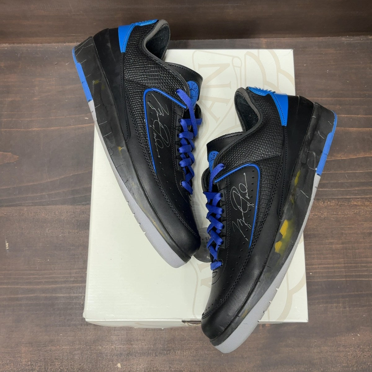 Jordan 2 Retro Low SP Off-White Black Blue - Image 2