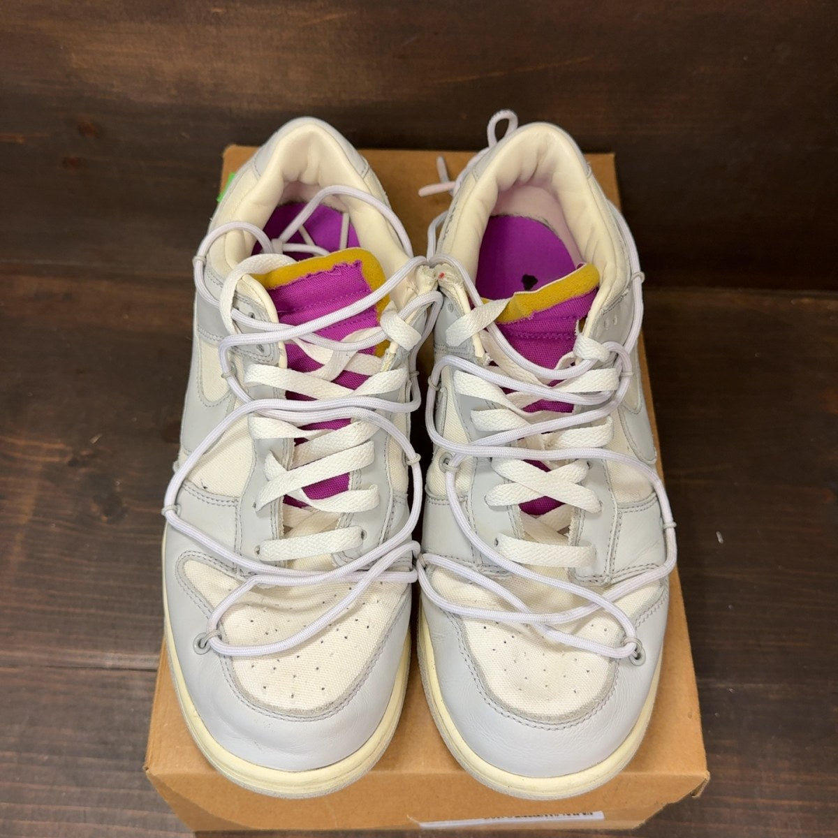 Nike Dunk Low Off-White Lot 3 Size 10 (Pre-Owned) - Image 3