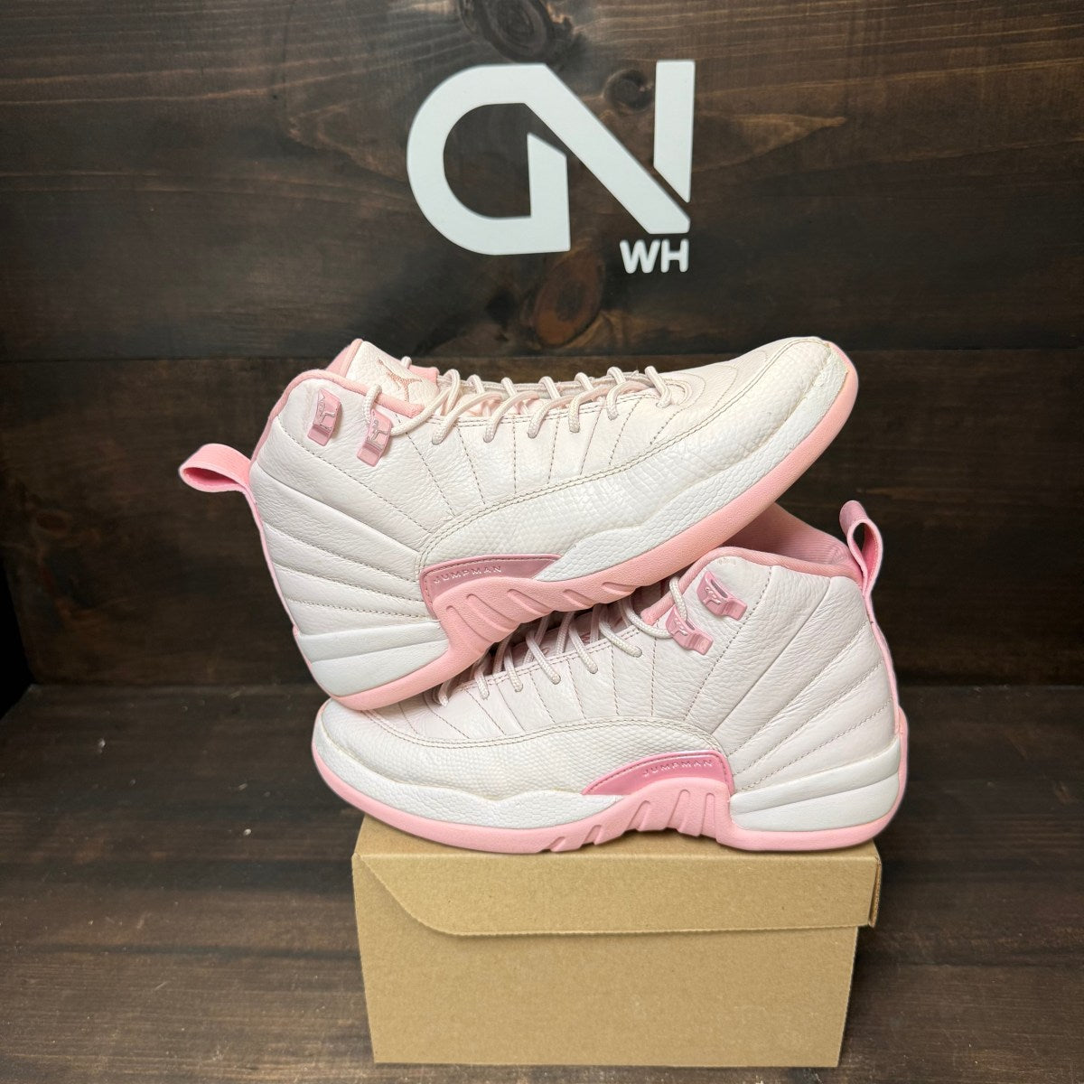 Jordan 12 Retro Pearl Pink (GS) Size 6.5Y (Pre-Owned) - Image 1