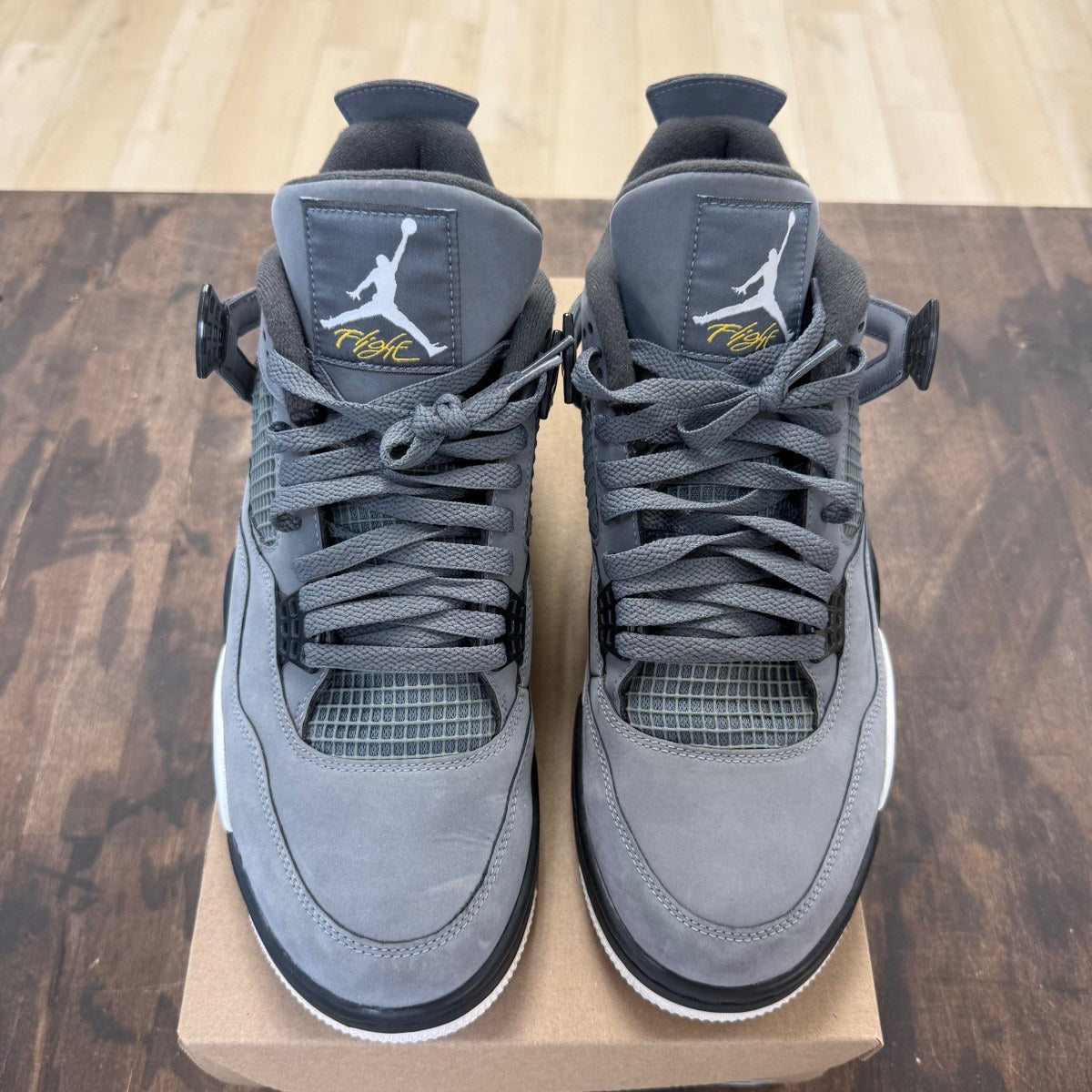 Jordan 4 Retro Cool Grey (2019) Size 12 (Pre-Owned) - Image 2