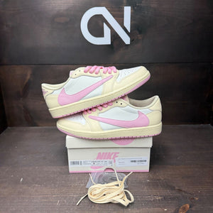 Jordan 1 Retro Low OG SP Travis Scott Shy Pink - Image 1