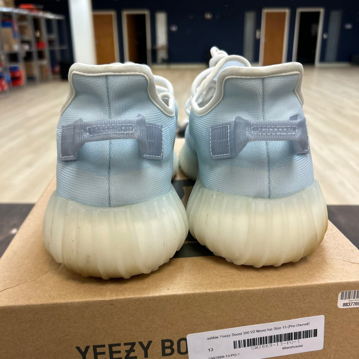 adidas Yeezy Boost 350 V2 Mono Ice - Image 4
