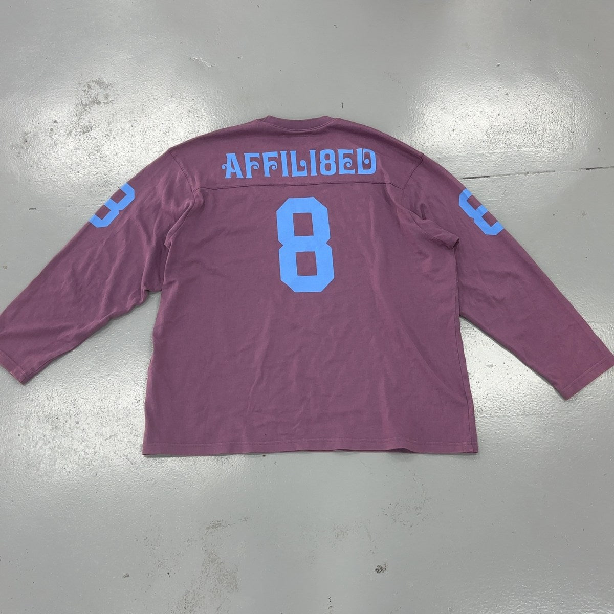 Supreme Affiliated L/S Football Top Dusty Purple Size XXL (Pre-Owned) - Image 2