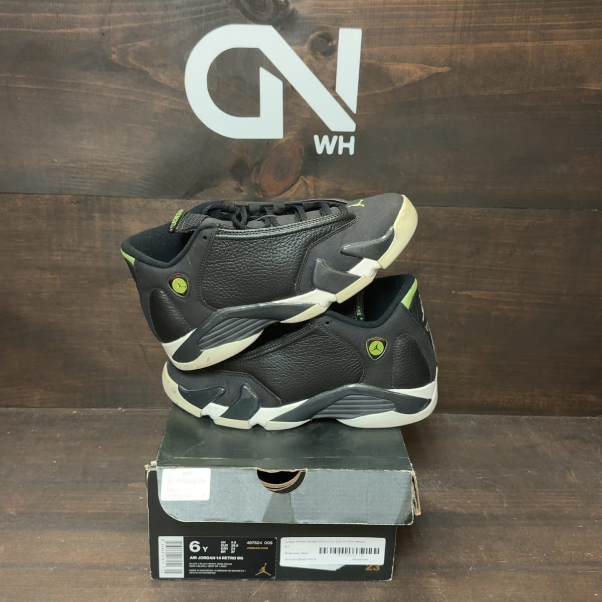 Jordan 14 Retro Indiglo (2016) (GS) Size 6Y (Pre-Owned) - front