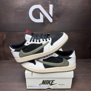 Jordan 1 Retro Low OG SP Travis Scott Olive (Women's) - Image 1