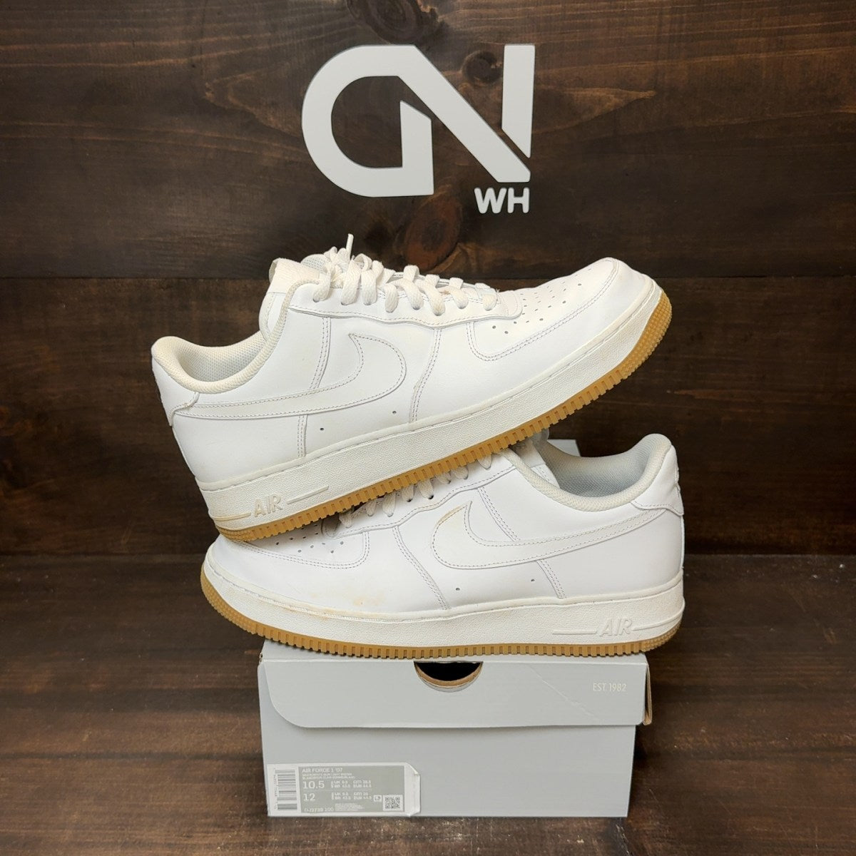 Nike Air Force 1 Low '07 White Gum - Image 1