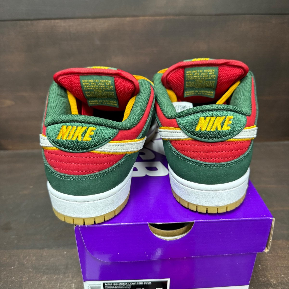 Nike SB Dunk Low Pro PRM Seattle Supersonics Size 7 (Pre-Owned) - Image 5
