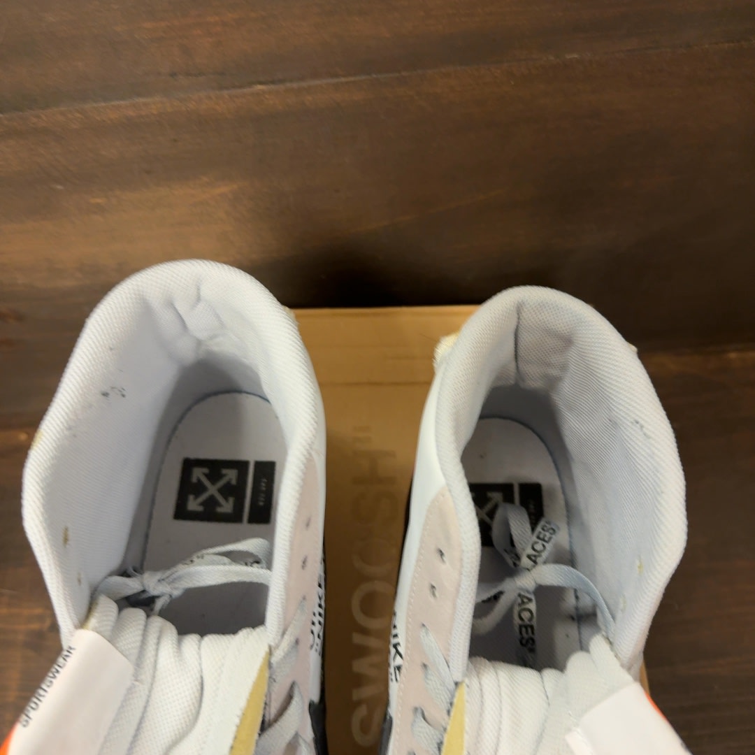 Nike Blazer Mid Off-White Wolf Grey Serena Queen - Image 4