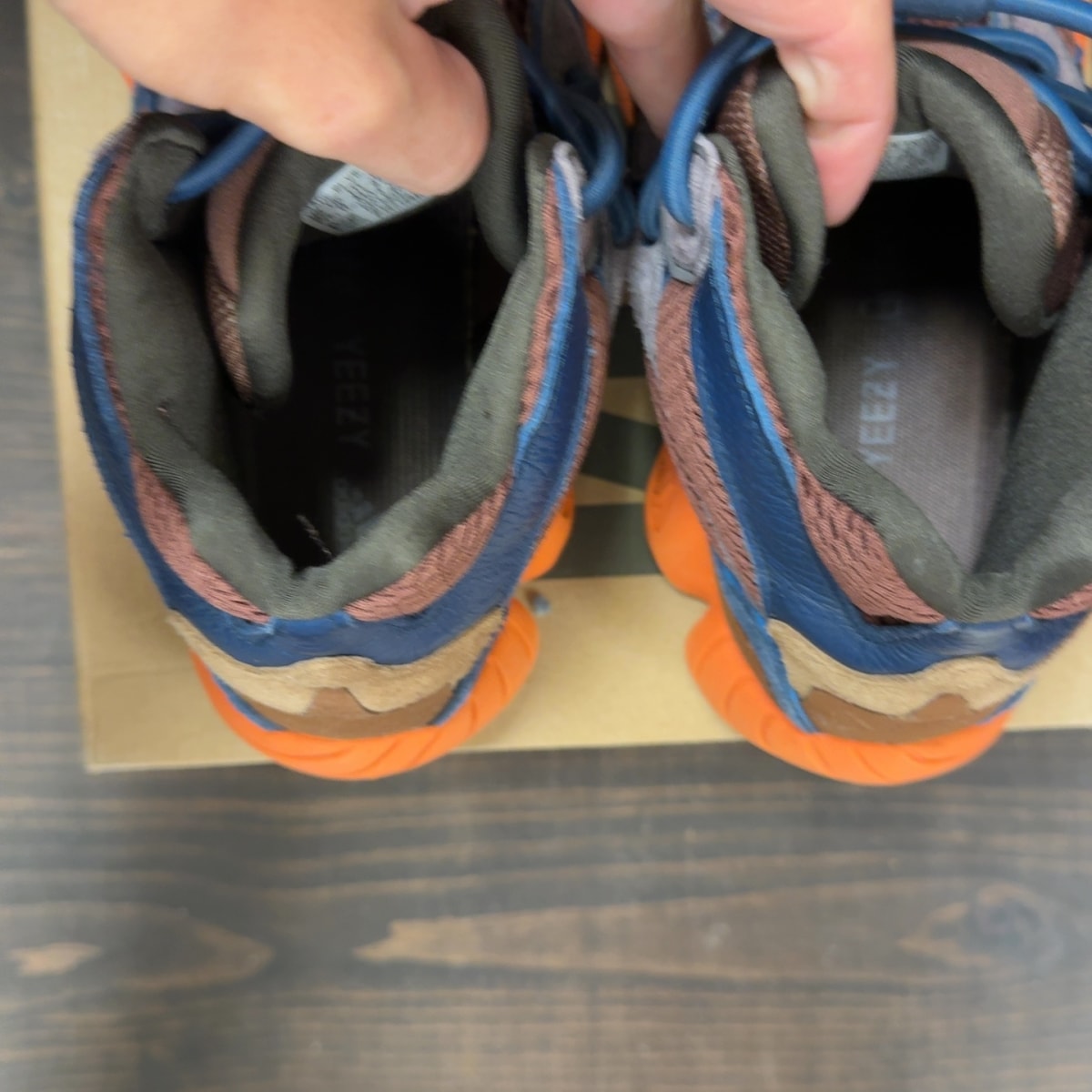 adidas Yeezy 500 High Tactile Orange Size 9.5 (Pre-Owned) - Image 6