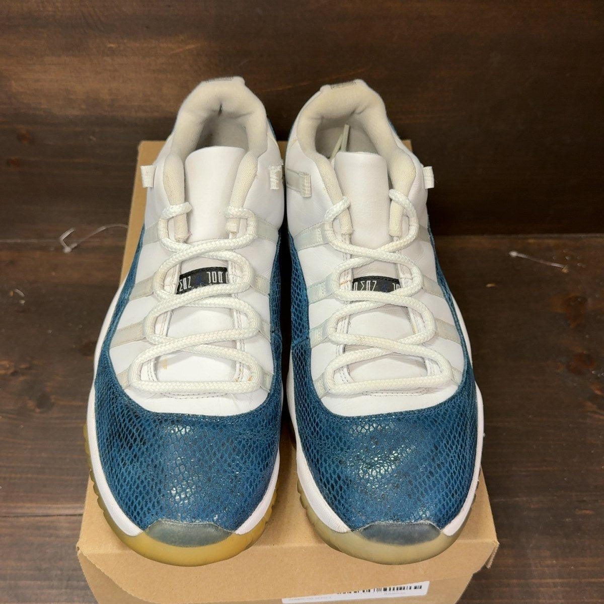Jordan 11 Retro Low Snake Navy (2019) Size 12 (Pre-Owned) - Image 3