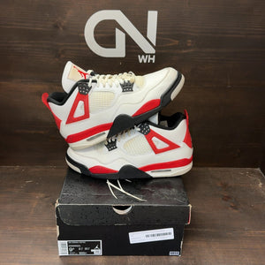 Jordan 4 Retro Red Cement Size 9.5 (Pre-Owned) - front