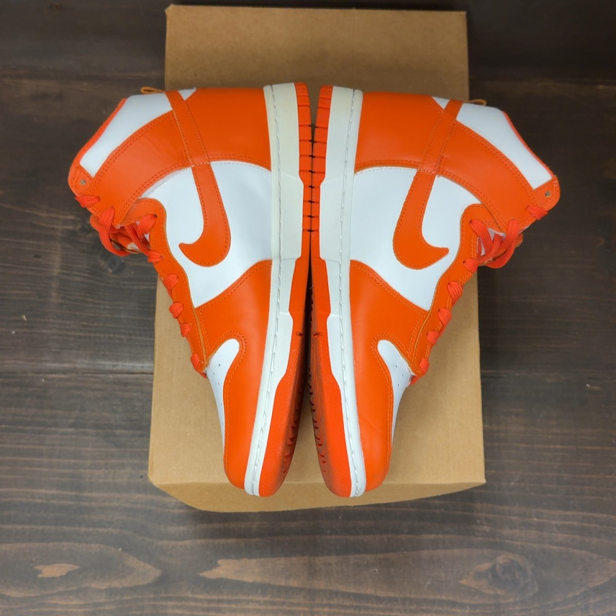 Nike Dunk High Syracuse (2021) (Women's) Size 8.5W (Pre-Owned) - Image 4