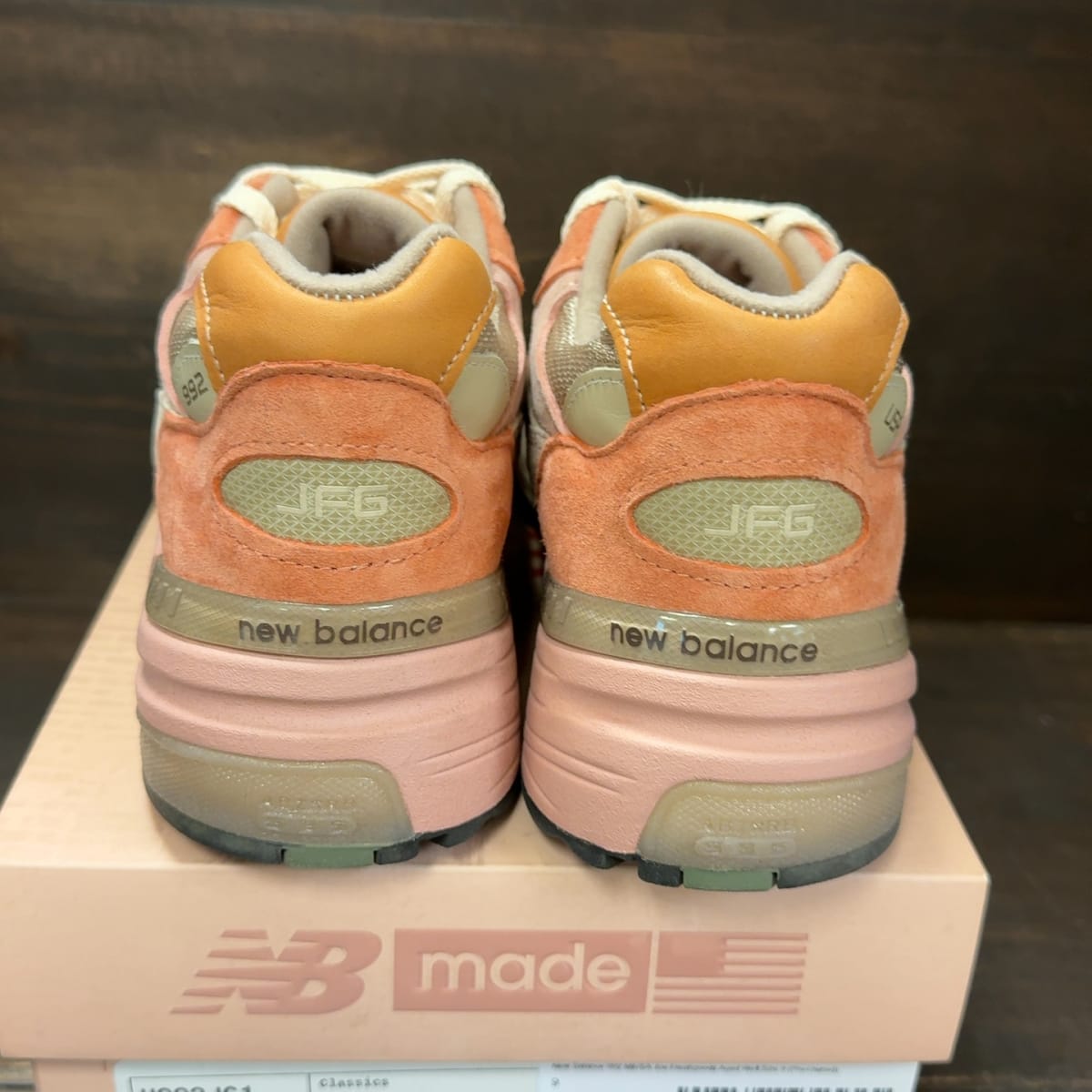 New Balance 992 MiUSA Joe Freshgoods Aged Well Size 9 (Pre-Owned) - aux