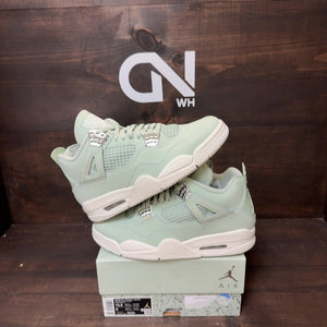 Jordan 4 Retro Seafoam Sail (Women's) Size 10.5W (Pre-Owned)