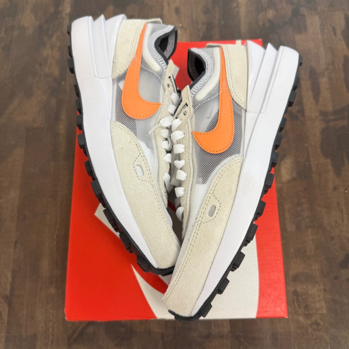 Nike Waffle One White Orange Trace Size 6 (Pre-Owned) - Image 1