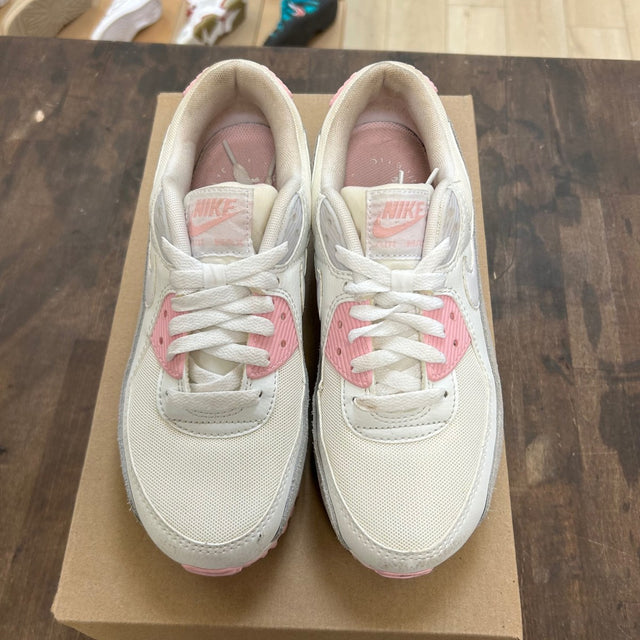Nike Air Max 90 Athletic Department White Pink (Women's) Size 8.5W (Pre-Owned) - Image 2