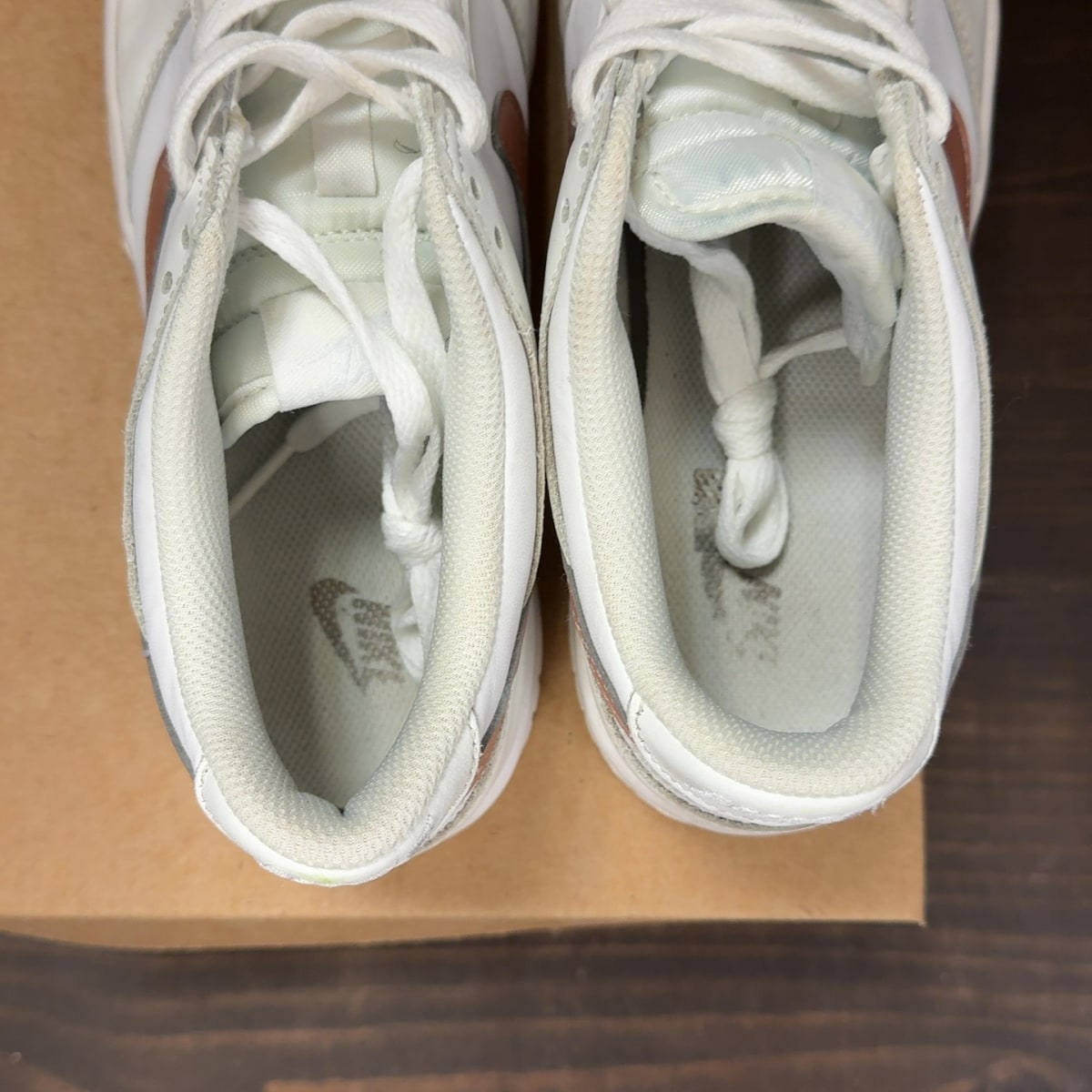 Nike Dunk Low White Pink (GS) Size 7Y (Pre-Owned) - Image 6