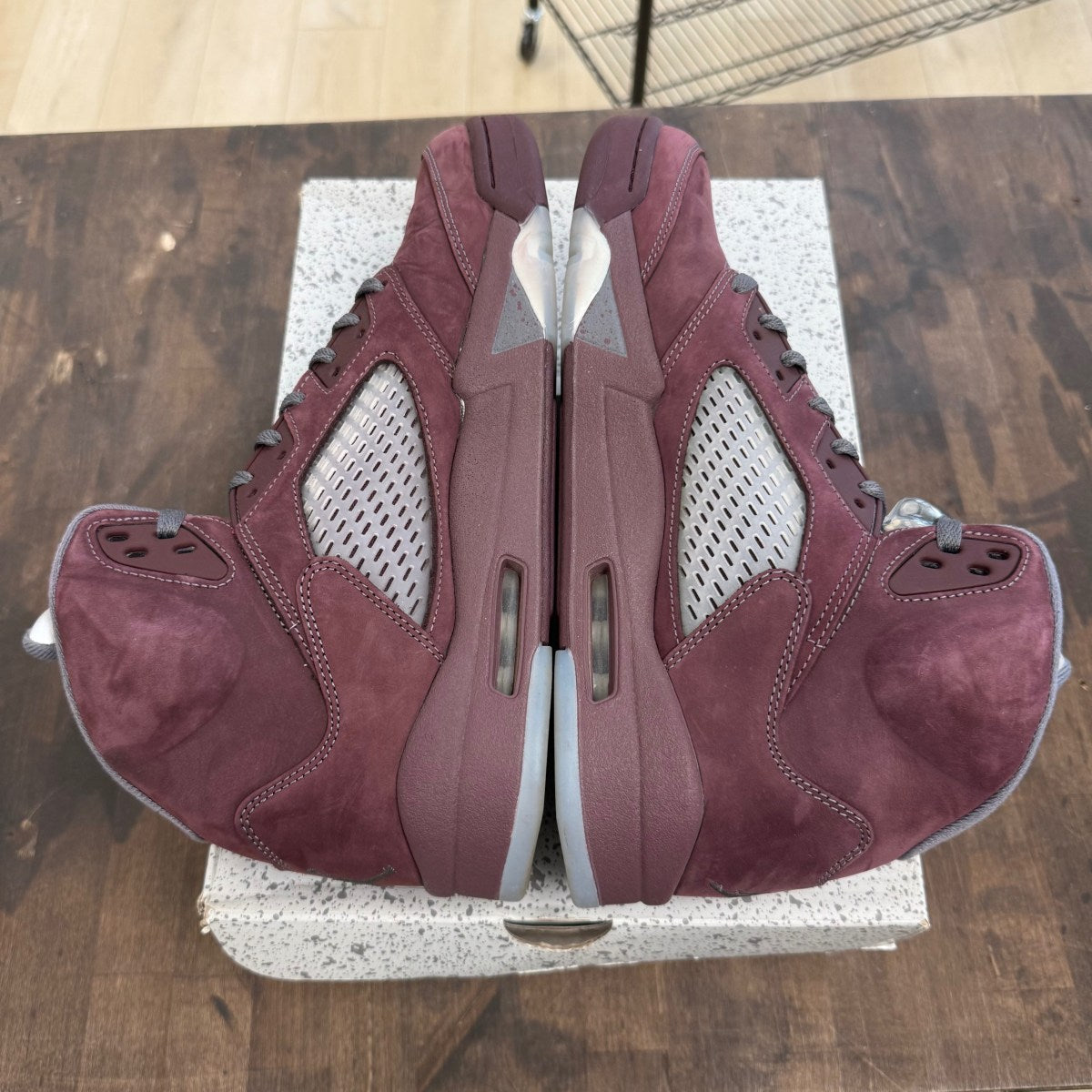Jordan 5 Retro Burgundy (2023) - Image 4