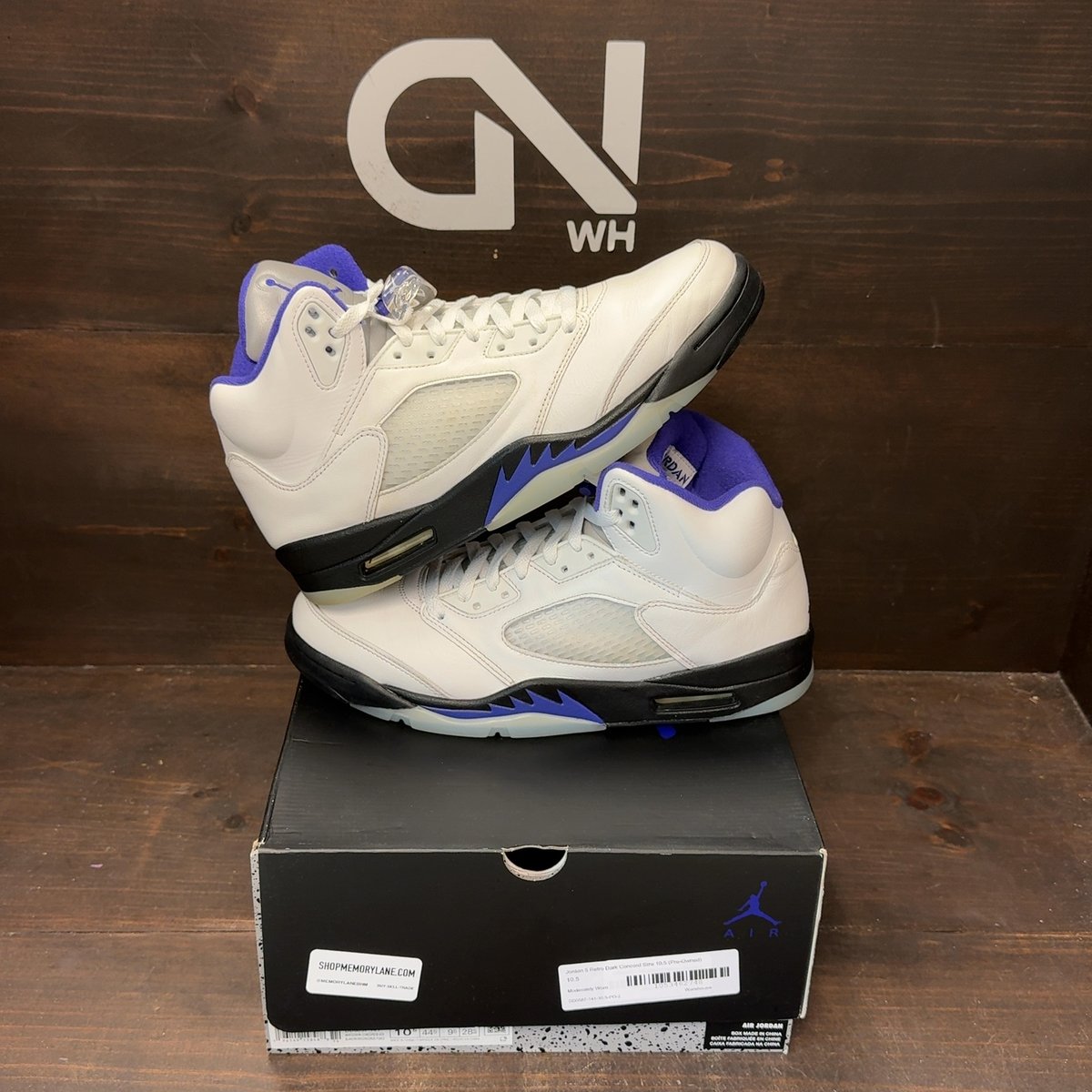 Jordan 5 Retro Dark Concord Size 10.5 (Pre-Owned) - front