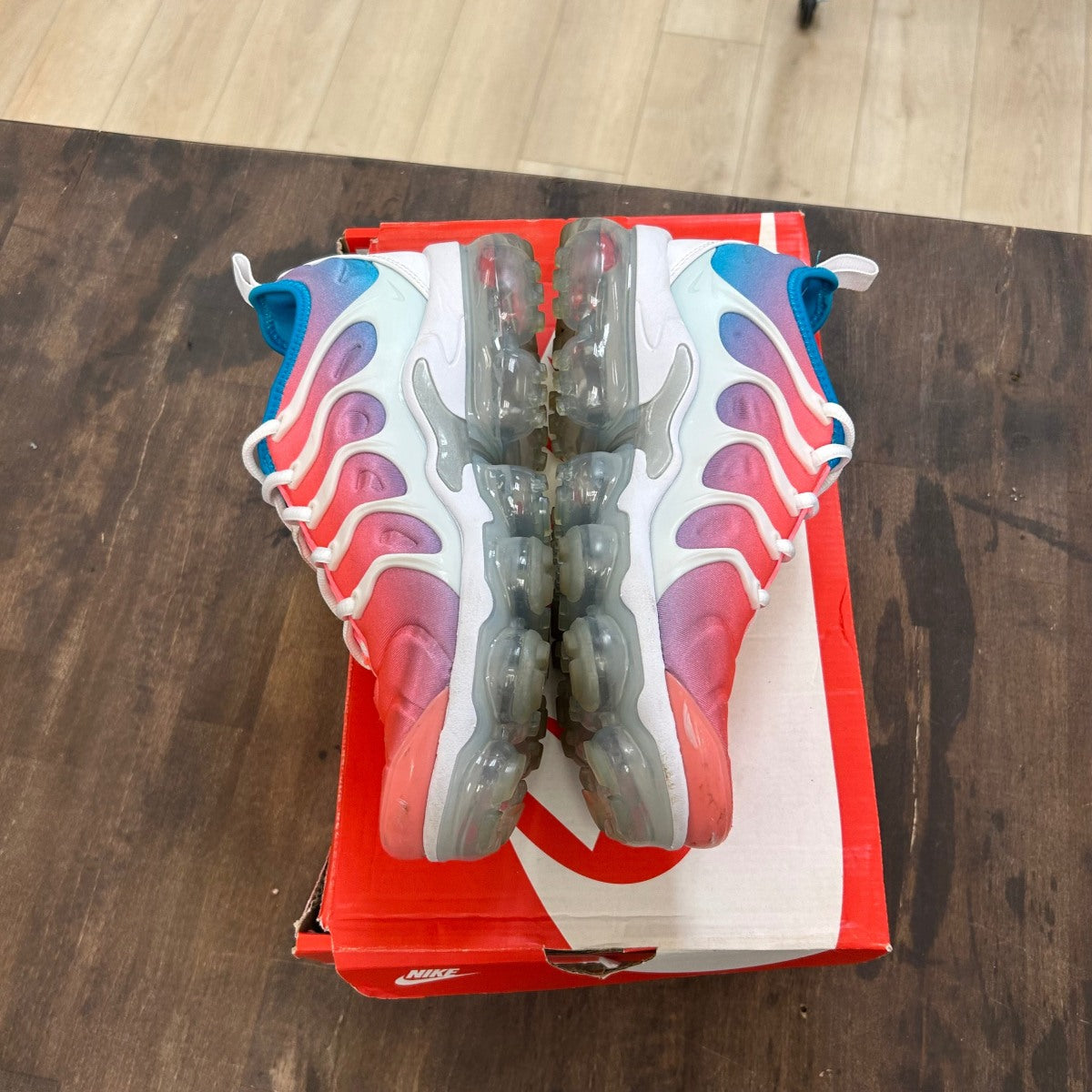 Nike Air VaporMax Plus Lava Glow Blue Lagoon (Women's) - Image 3