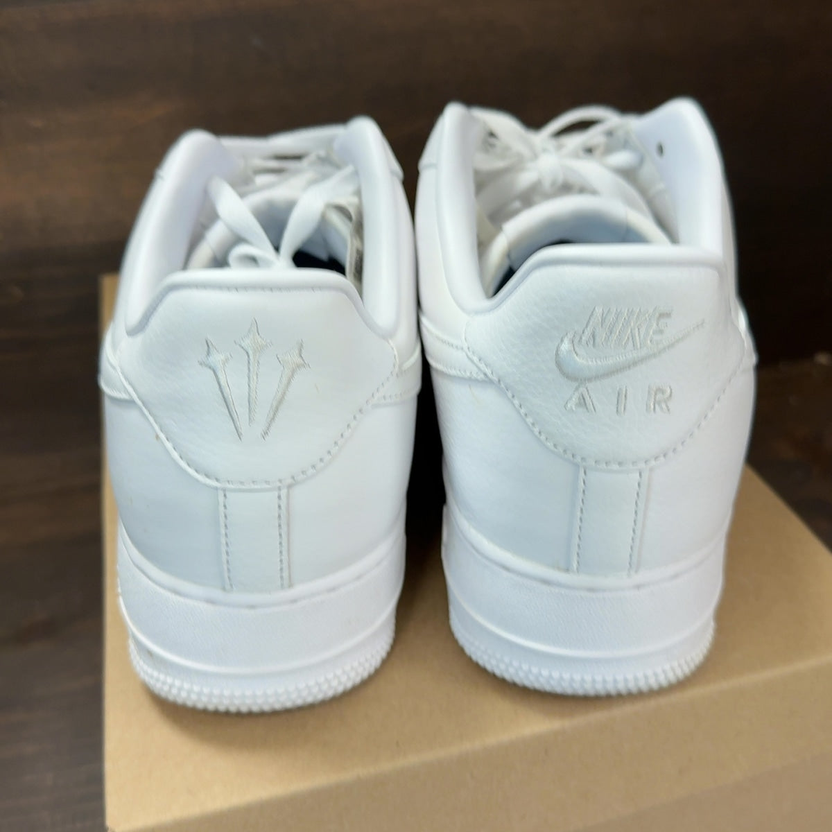 Nike Air Force 1 Low Drake NOCTA Certified Lover Boy White Cobalt Tint Size 12 (Pre-Owned) - Image 4