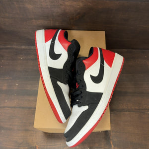 Jordan 1 Low Black Toe (2019) Size 11 (Pre-Owned) - Image 2