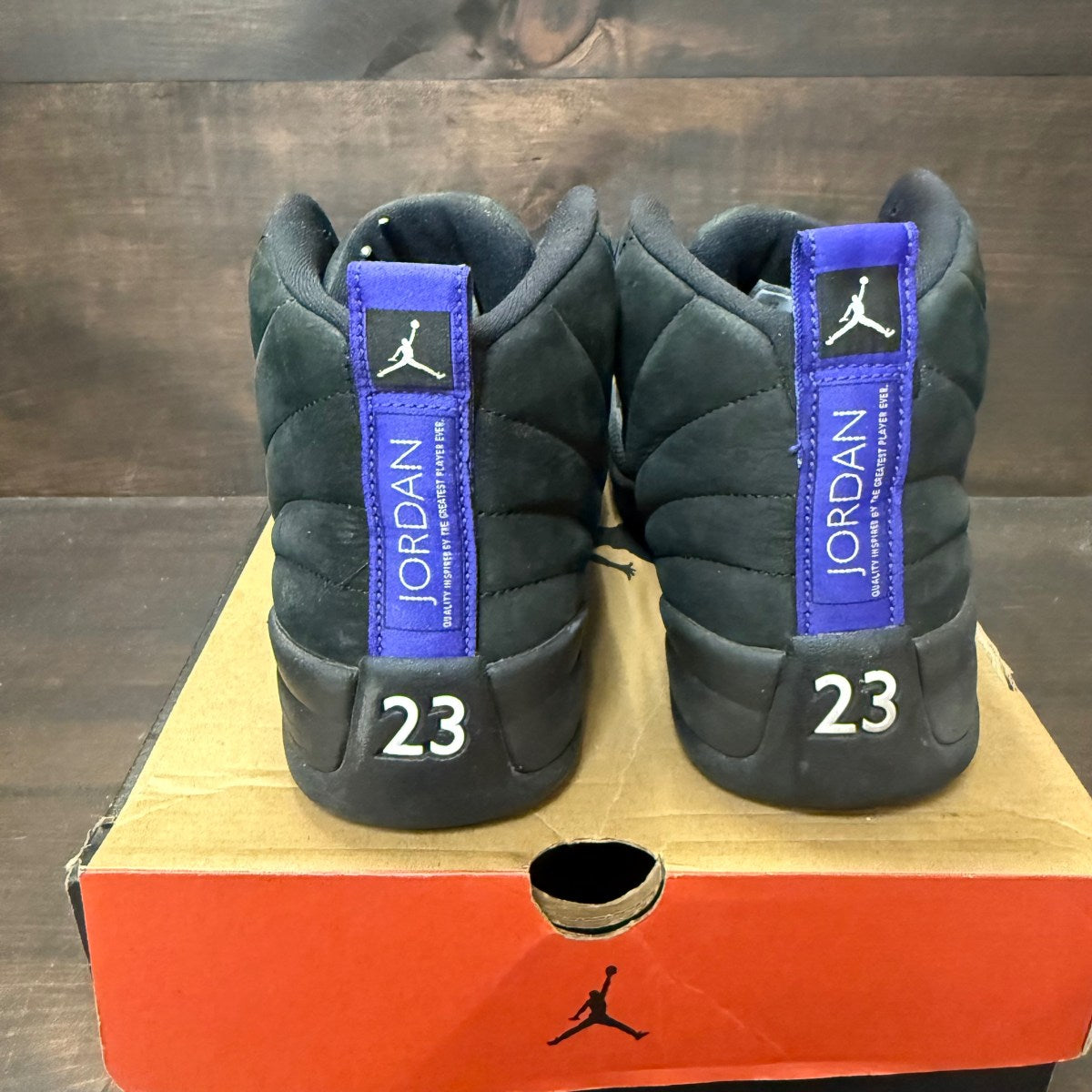 Jordan 12 Retro Black Dark Concord - Image 5
