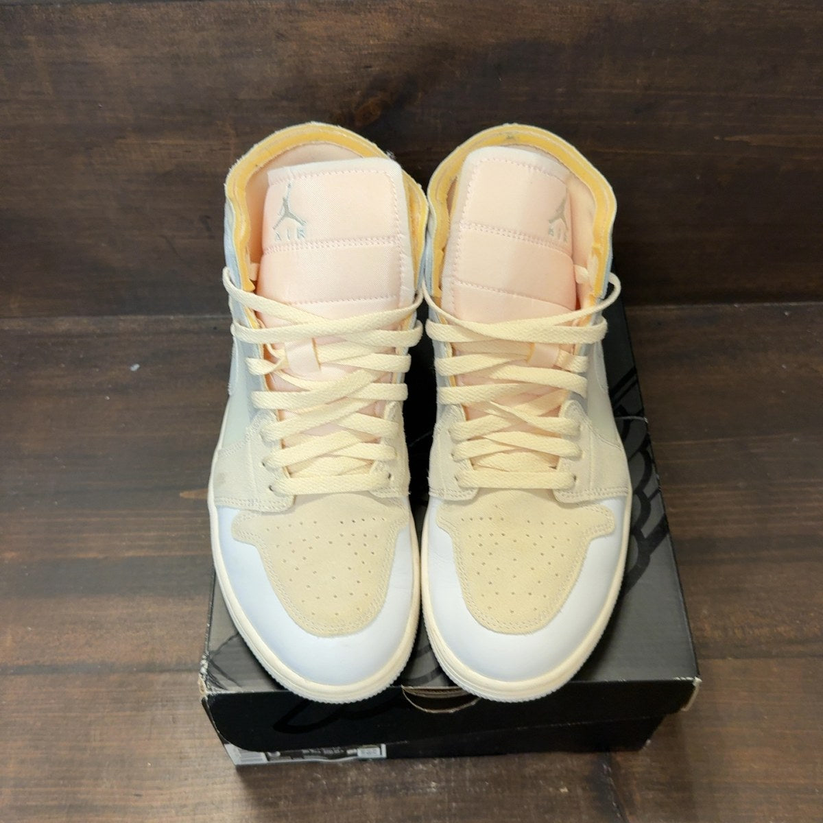 Jordan 1 Mid SE Craft Inside Out White Grey - Image 3