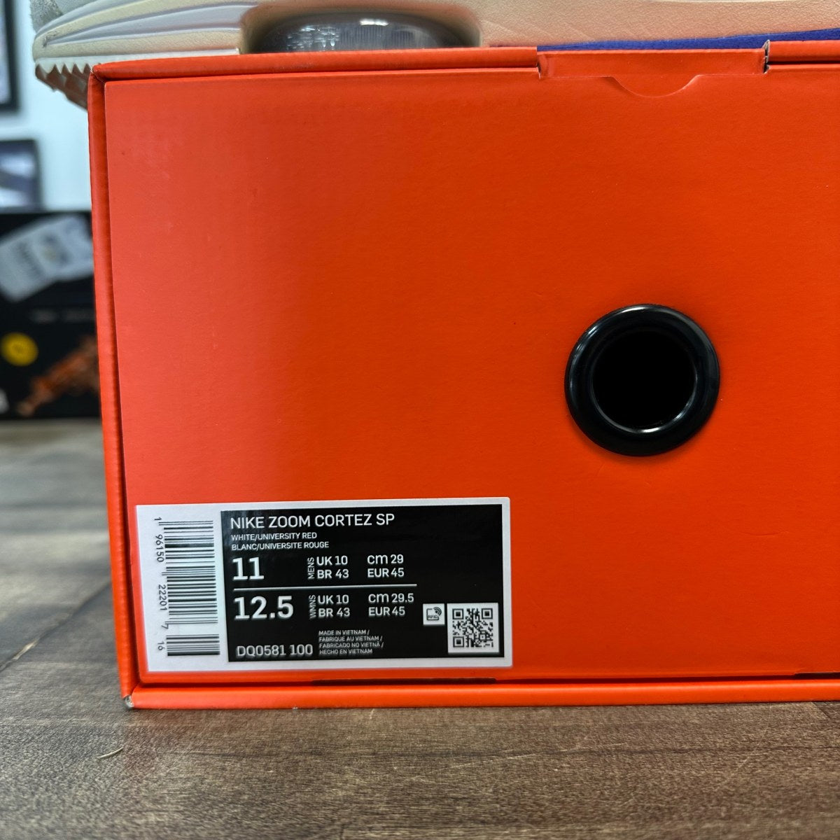 Nike Zoom Cortez SP sacai White University Red Blue - Image 6