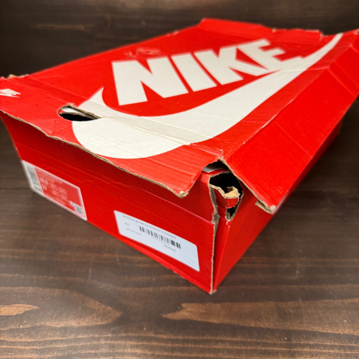 Nike Dunk High Light Smoke Grey Gym Red - Image 7
