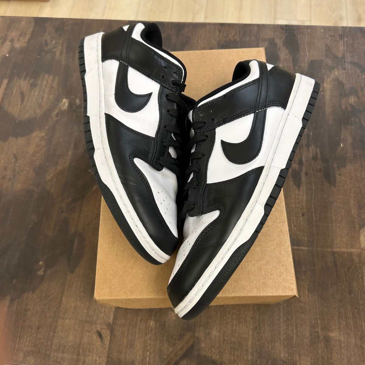 Nike Dunk Low Retro White Black Panda Size 12.5 (Pre-Owned) - Image 1