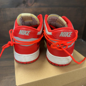 Nike Dunk Low Off-White University Red Size 13 (Pre-Owned) - Image 4