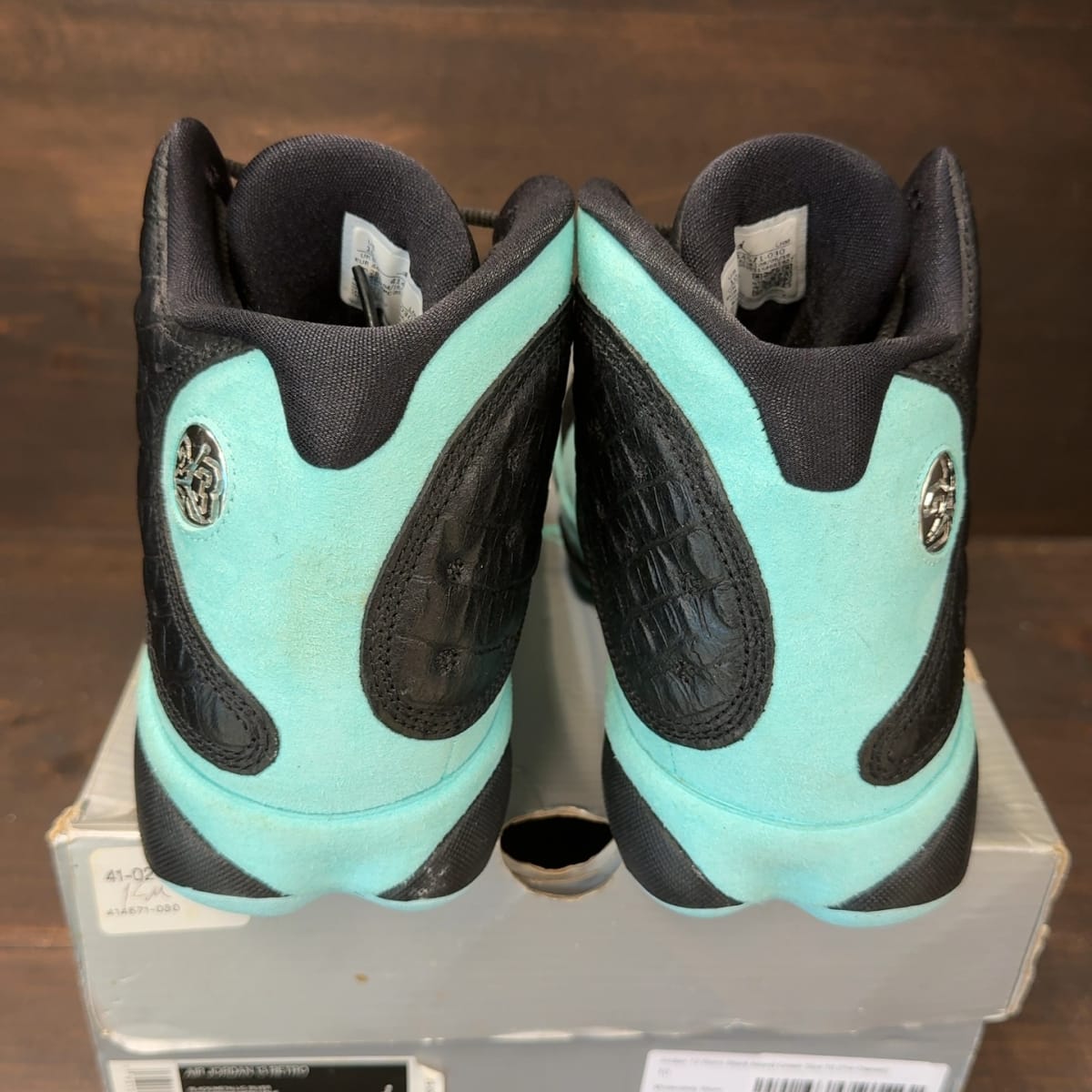 Jordan 13 Retro Black Island Green Size 10 (Pre-Owned) - aux