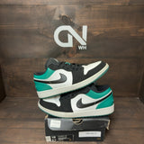 Jordan 1 Low White Black Mystic Green - Image 1