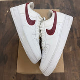 Nike Air Force 1 Low White Team Red Size 11 (Pre-Owned) - Image 1