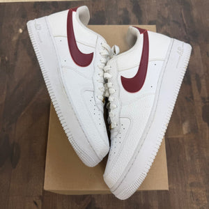 Nike Air Force 1 Low White Team Red Size 11 (Pre-Owned) - Image 1