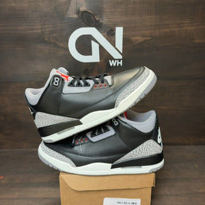 Jordan 3 Retro OG Black Cement (2024) Size 12.5 (Pre-Owned) - Image 6