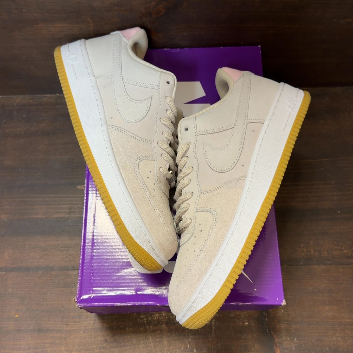 Nike Air Force 1 Low SB Light Orewood Brown Pink Size 10 (Pre-Owned) - back