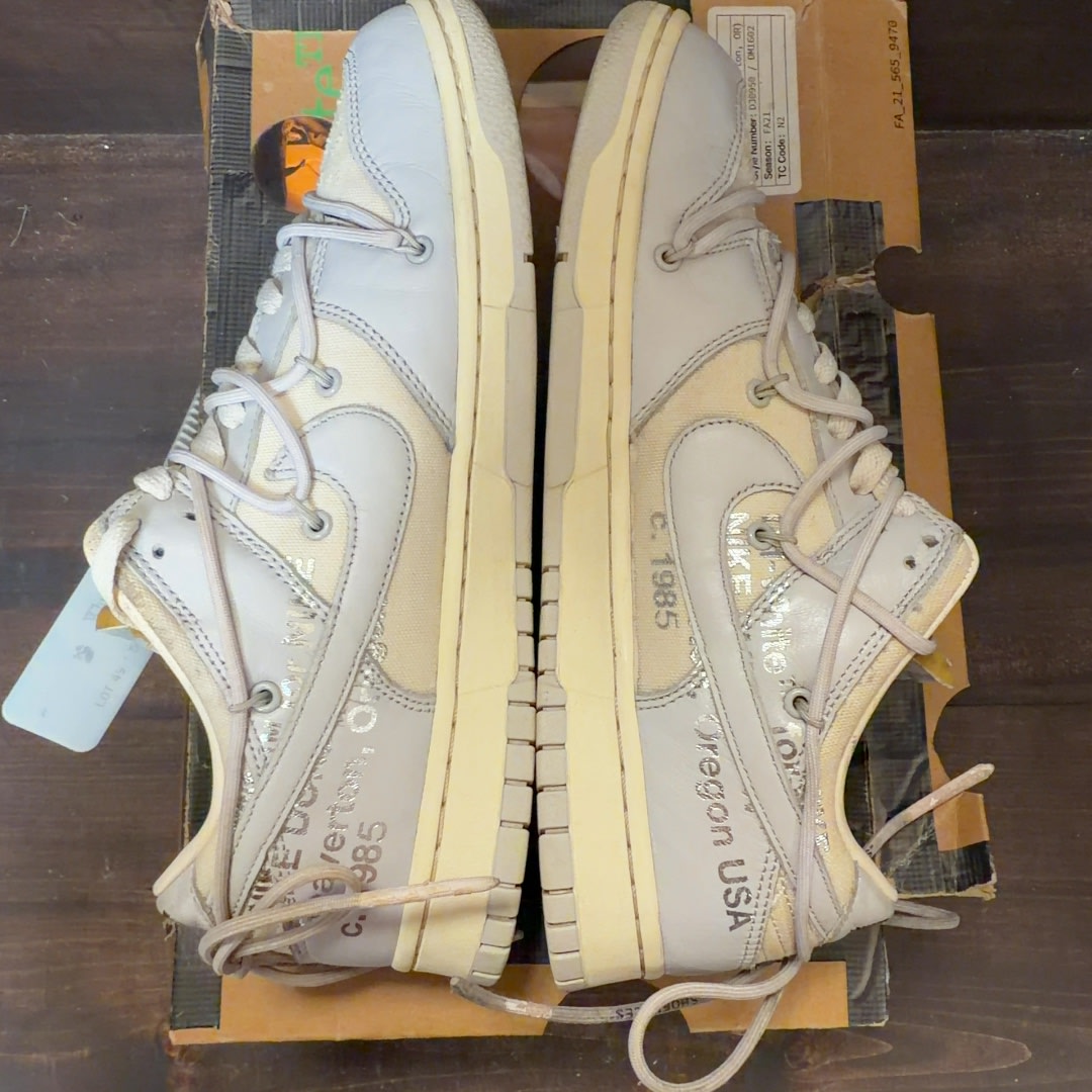 Nike Dunk Low Off-White Lot 49 - Image 6