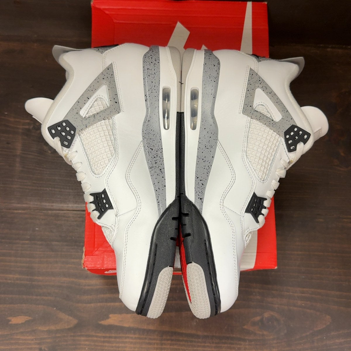 Jordan 4 Retro White Cement (2025) Size 11.5 (Pre-Owned) - Image 4