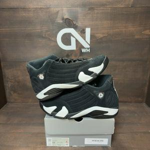 Jordan 14 Retro Black White Size 11.5 (Pre-Owned) - Image 1