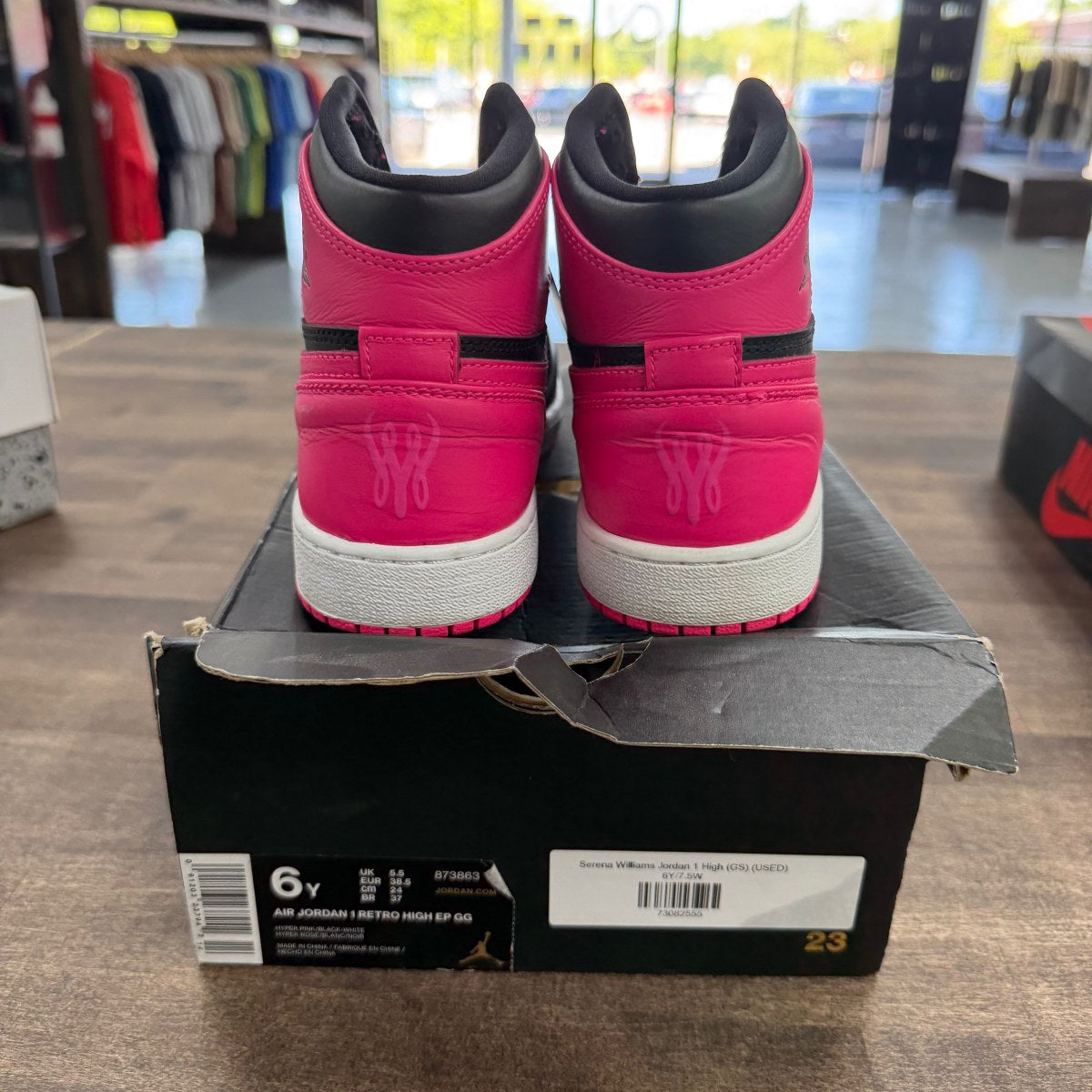 Jordan 1 Retro Serena Williams Hyper Pink (GS) - Image 3
