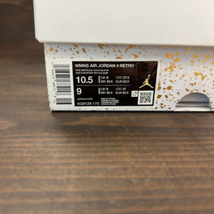 Jordan 4 Retro Metallic Gold (Women's) - Image 7