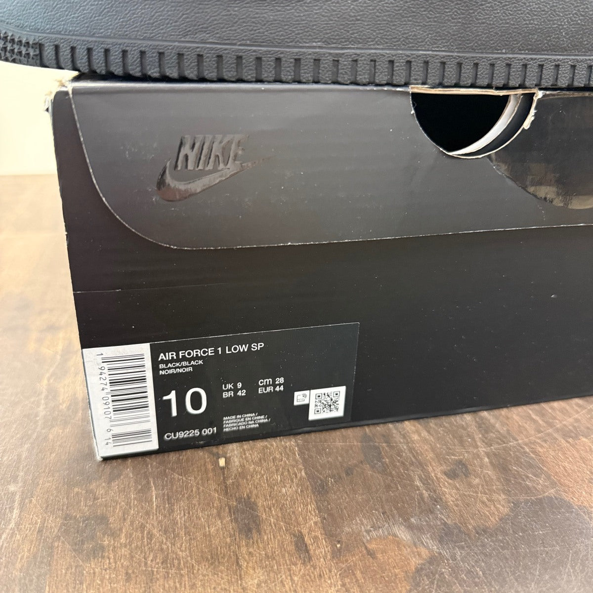 Nike Air Force 1 Low Supreme Black - Image 6