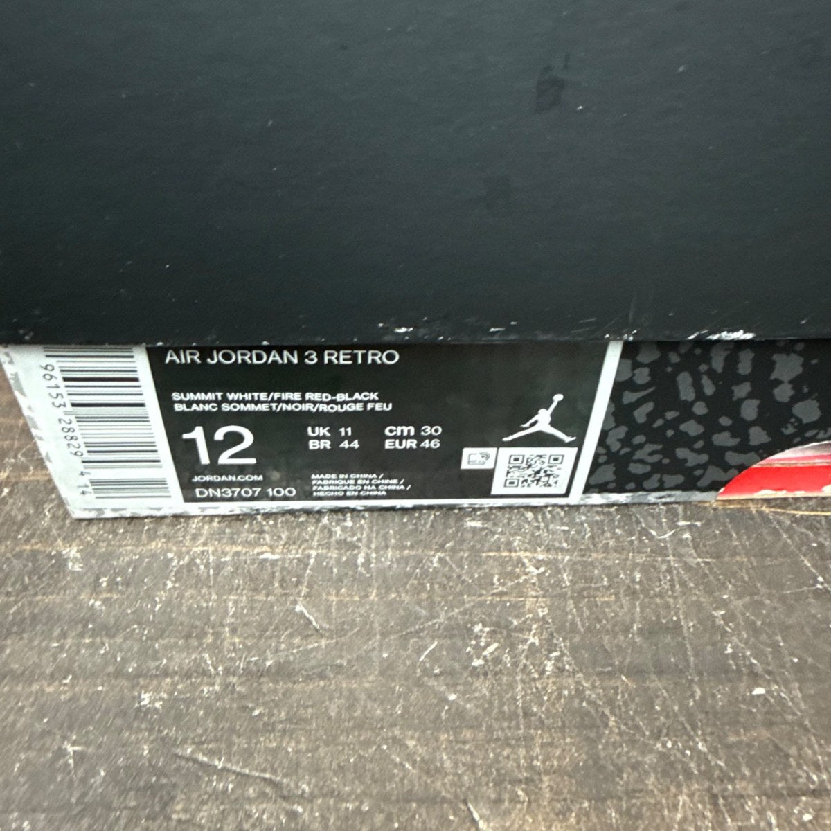 Jordan 3 Retro White Cement Reimagined Size 12 (Pre-Owned) - aux