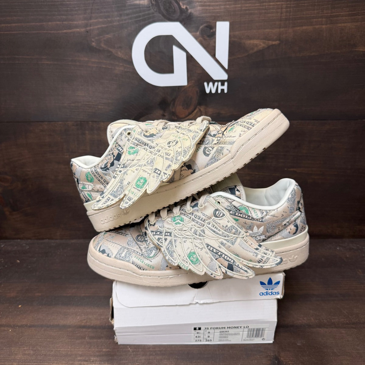 adidas Forum Wings 1.0 Low ADV Jeremy Scott Money - Image 1