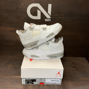 Jordan 4 Retro White Oreo (2021) Size 9 (Pre-Owned) - front